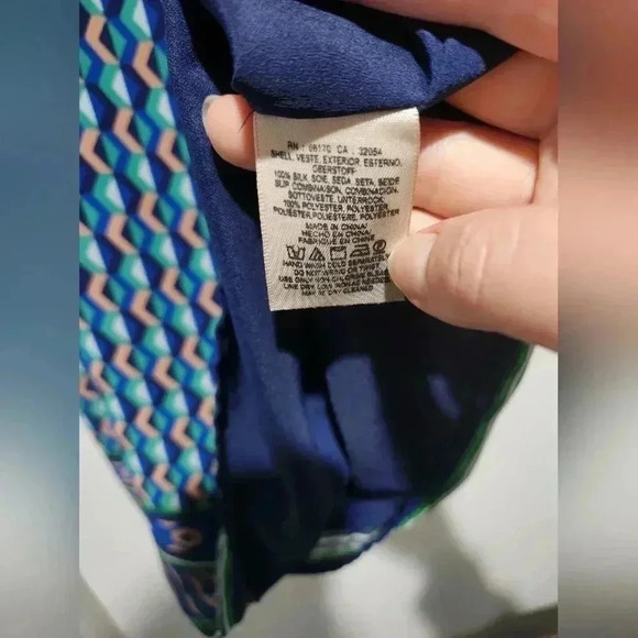 EUC Anthropologie Maeve Geometric Pattern Shift Dress size Small - Picture 7 of 8